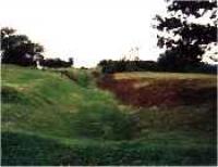 Looking west at the Castlecary Roman Fort.<br><br>[Ewan Crawford //]