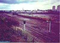 Whifflet Basin sidings viewed from the south.<br><br>[Ewan Crawford //]