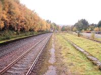 Platforms of the former Station at Tomatin.<br><br>[John Gray 14/10/2004]