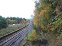 View South from Tomatin Signal Box.<br><br>[John Gray 14/10/2004]