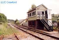 Looking south at Lime Kiln signalbox. The former loop track is on the left.<br><br>[Ewan Crawford //]