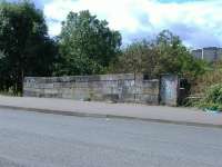 The remains of an overbridge near to the Parkhead Bus Garage.<br><br>[Colin Harkins 29/08/2006]