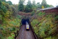 Since my last visit to this spot the rolling stock has been entirely renewed. The arrival of a train is not preceded by smoke erupting from the tunnel.<br><br>[Ewan Crawford 28/10/2006]
