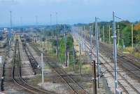 To the left are the up departure sidings and to the right the WCML.<br><br>[Ewan Crawford 27/09/2006]