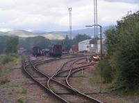 Tom na Faire Depot looking West. WCRC stock and ex-LNER K1 loco in the yard<br><br>[Paul D Kerr 04/09/2006]