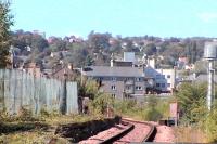 Remains of Princes Street Station. This was an interim terminus before Perth General opened, thereafter it remained open until 1966. Viewed from the East.<br><br>[Brian Forbes /09/2006]