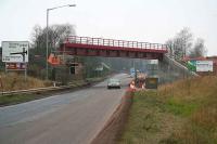 Helensfield bridge, east of Alloa, on 22 December 2006. The new deck was hoisted into place the previous weekend.<br><br>[John Furnevel 22/12/2006]