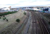 View east over Craiginches Yard which looks to be pretty much out of use.<br><br>[Ewan Crawford 27/01/2007]
