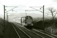 D9000 with a special near Wallyford in 1996.<br><br>[Bill Roberton //1996]