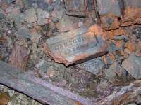 Locally made brick used in tunnel wall... remember that borehole?? <i>BE</i> Hmmm.<br><br>[Colin Harkins 22/04/2007]