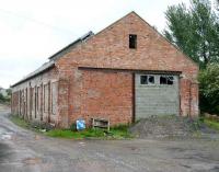 Former locomotive shed at Newton Stewart looking east in May 2007, some 43 years after official closure.<br><br>[John Furnevel 31/05/2007]