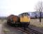 <I>Left hand down a bit..</I> Shunting at Menstrie in April 1987. <br><br>[Mark Dufton /04/1987]