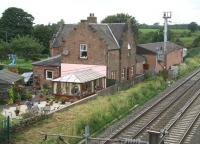 The former Gretna station...and the spot where, one fateful May morning in 1915, signalman James Tinsley boarded the local to ride up to Quintinshill to start his shift.<br><br>[John Furnevel 03/08/2007]