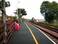 View from the eastbound platform at Balmossie on 19 September 2007.<br><br>[David Panton 19/09/2007]