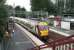 A Glasgow bound train pulls away from Dalreoch station on 9 September.<br><br>[John Furnevel /09/2007]