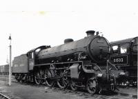 Thompson Class B1 61350 on shed at Keith on 17th May 1952. Photograph by AC Roberts.<br><br>[Graham Morgan Collection 17/05/1952]
