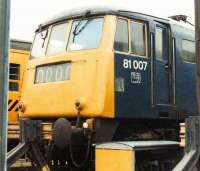 81007 at Kingmoor on 1 August 1982.<br><br>[Colin Alexander 01/08/1982]