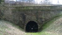 Western Portal of Tootle Heights tunnel, beyond Longridge station, looking towards the quarry on 18 March 2008.<br><br>[John McIntyre 18/03/2008]