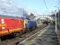 47848 passing through Johnstone station with a Royal Mail Class 325 in tow whilst on a driver training run from Ayr to Shieldmuir<br><br>[Graham Morgan 16/03/2008]