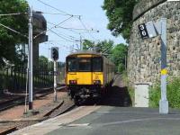318265 departing Exhibition Centre with a service bound for Dalmuir on 26th May <br><br>[Graham Morgan 26/05/2008]