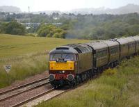 47804 takes <I>The Royal Scotsman</I> away from Inverkeithing East Junction on 25 June 2008 on its journey north. <br><br>[Bill Roberton 25/06/2008]