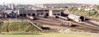 Eastfield MPD from the north in 1990.<br><br>[Ewan Crawford //]