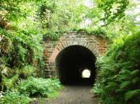 North portal of Taminurie Tunnel looking south towards Aberlour.<br><br>[John Gray 27/07/2008]