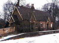 The distinctly <I>creepy-looking</I> 1866 station at Rowfant, in rural West Sussex, photographed in 1974, almost 7 years after closure. [With thanks to David Goldsmith] <br><br>[Ian Dinmore //1974]