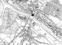 <B>Map of 1909 </B> to 1934 showing lines in Yoker and Renfrew.<br><br>[Alistair MacKenzie 28/08/2008]