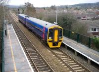 Heading south west from Bristol for Weston-super-Mare is First Great Western 158767, photographed at Nailsea and Blackwell on 22 December 2008.  <br><br>[Peter Todd 22/12/2008]