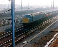 40052 at Carlisle Kingmoor with a freight in 1982.<br><br>[Colin Alexander //1982]
