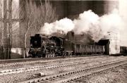 JS 2-8-2 no 8246 loading a coal train at the mining town of Yuobaoshan in north east China in February 1982. <br><br>[Peter Todd 18/02/2003]
