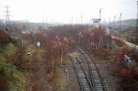 The southern portion of Tinsley Marshalling Yard. Lines here have now been lifted.<br><br>[Ewan Crawford 23/11/2004]