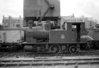 One of a pair of Z4 0-4-2T locomotives designed by Manning-Wardle for the GNSR and introduced in 1915. Both locomotives spent their lives at Kittybrewster shed, where 68191 was photographed in July 1958.<br><br>[Robin Barbour Collection (Courtesy Bruce McCartney) 29/07/1958]