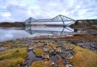 The Connel Bridge looking towards Loch Etive in February 2009.<br><br>[Norman Bews /02/2009]