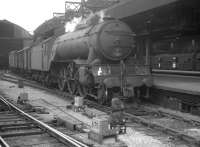 York V2 2-6-2 no 60837 is held at Newcastle Central around 1960 with a northbound freight.<br><br>[K A Gray //1960]