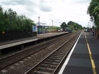 The basic but very tidy facilities at Tackley can be seen in this view looking towards Oxford. The station serves a fairly small village and has done well to survive through to the present day. <br><br>[Mark Bartlett 18/06/2009]