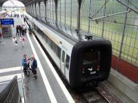 A local service waits at the platform at Lubeck in July 2009.<br><br>[John Steven 28/07/2009]