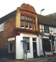 The former offices in Wantage of the eponymous Tramway Company,  photographed in September 2003. Opened in 1875 to link the Oxfordshire village with Wantage Road station on the GW main line, the historic Tramway closed to passengers in 1925 and to freight in 1945. <br>
<br><br>[Colin Miller /09/2003]