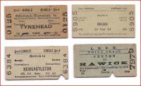 Tickets to various locations on the Waverley route.<br><br>[Bruce McCartney //]