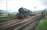 Stanier Pacific 46201 <I>Princess Elizabeth</I> photographed at Symington in August 1959 with a down WCML train.  <br><br>[A Snapper (Courtesy Bruce McCartney) 01/08/1959]
