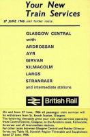 Alterations to BR train services in the west of Scotland with effect from 27 June 1966 ....and the reason for them.<br><br>[Colin Miller 27/06/1966]