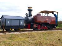0-4-2T Saccharine (Fowler 13355 of 1914), originally built for a South African sugar plantation, seen here operating on the Statfold Barn Railway on 27 March.<br><br>[Peter Todd 27/03/2010]
