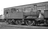 Former GWR Collett 0-4-2T no 1417 on shed at Chester West, probably around the time of its official withdrawal in February 1959. <br><br>[K A Gray //]