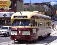 Ignore the destination board. This is a reconditioned 1951 Toronto Transit Commission streetcar which was out for a local festival on St Claire West, Toronto on 20 June 2010.<br><br>[Brian Smith 20/06/2010]