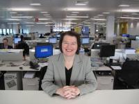 Network Rail's IT Director Catherine Doran. Recently voted <I>UKs most influential technology leader</I> by some of Britain's largest companies. June 2009.<br><br>[Network Rail /06/2009]