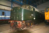 The original EE Type 4 no D200, photographed at the National Railway Museum, York, in March 2010.<br><br>[John Furnevel 25/03/2010]