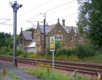 The closed station at Longhirst on the ECML between Morpeth and Widdrington, photographed in August 2010. The station lost its passenger service in 1951.<br><br>[Colin Alexander 16/08/2010]
