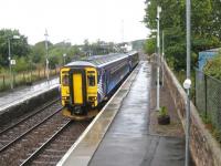 The 09.11 service to Newcastle (ex-Glasgow Central) calls at Annan on 7 September 2010.<br>
<br><br>[Bruce McCartney 07/09/2010]