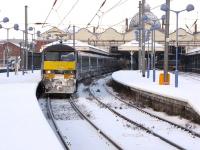 90002 at a snowy Norwich on the 7th of January 2010.<br><br>[Ian Dinmore 07/01/2010]